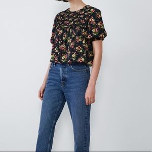 Zara floral top